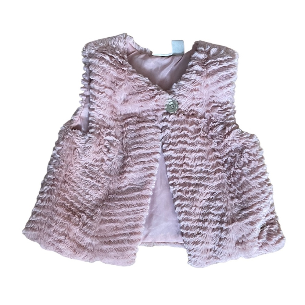 Girls Calvin Klein pink vest.